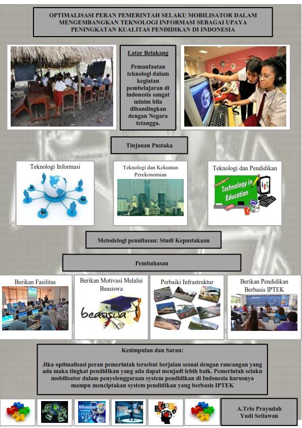 selamat siang ,bagi kalian yang menyukai poster yang diketuai oleh A Trio Prayudah (polsri ) retweet sebanyak mungkin