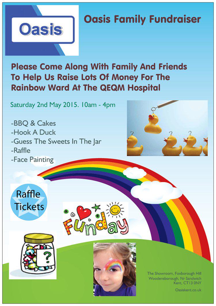 OasisPoolsUK's tweet photo. If anyone would be kind enough to donate a raffle prize for our fun day supporting the Rainbow ward plz get in touch! http://t.co/phqtSKcKcF