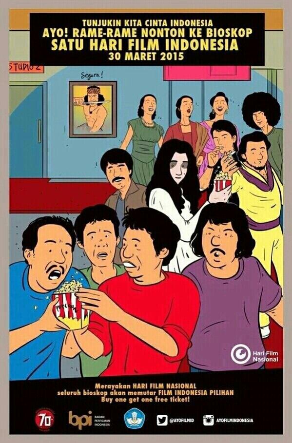 Selamat #HariFilmNasional! Mari ramai-ramai nonton ke bioskop satu hari film Indonesia!