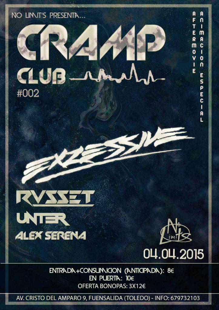 disconolimits's tweet photo. @Cramp_Club vuelve a @disconolimits por todo lo alto con un cartelazo que va hacer temblar #Fuensalida http://t.co/kTuOBDvfap