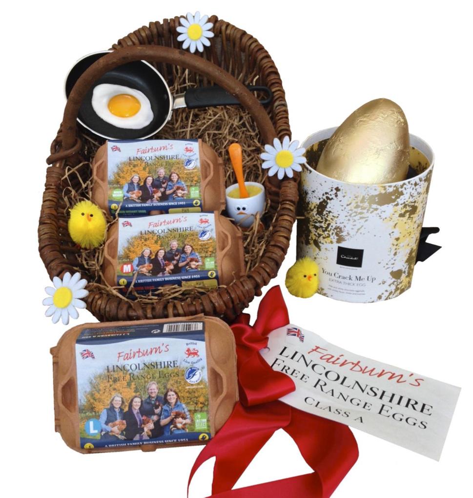 LandLoveMag's tweet image. It's #FreebieFriday time &amp;amp; this week we're giving away an #Easter hamper packed with treats from @FairburnsEggs!