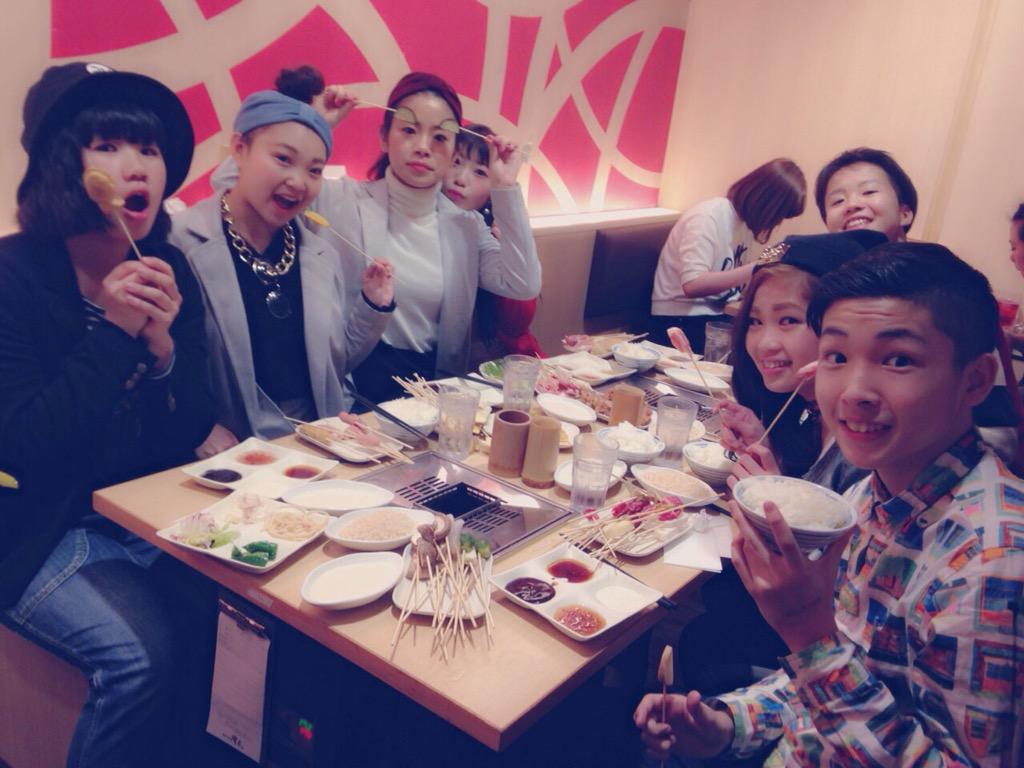 OMEchick4amsk's tweet photo. DANCE attack大阪は
特別賞でした。
夏も挑戦できたらなー！！と
思います⚡️⚡️⚡️💗
TUKIKUMAとamipesoと
ご飯も💎✨ 感謝でいっぱい！！
ほんごうさんスタジオレンタル
ありがとうございました。 http://t.co/3z1ZYpi3wr