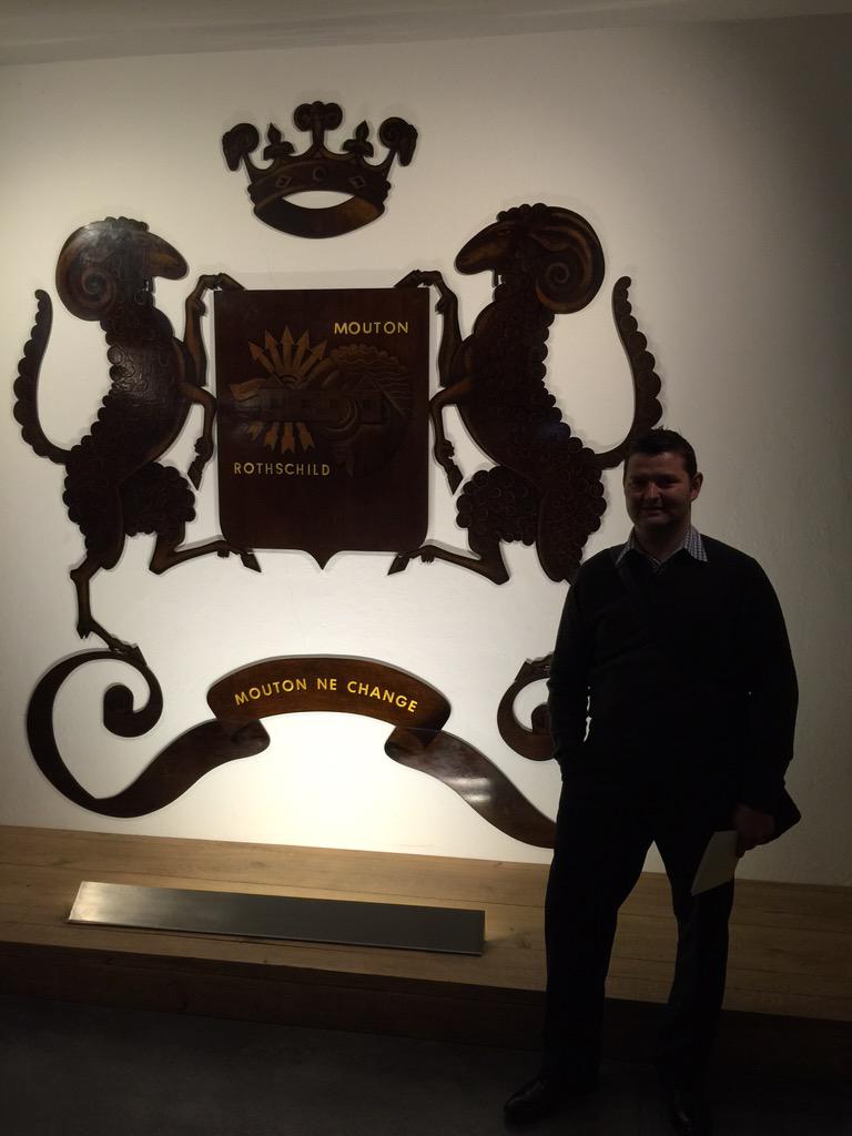 Airoldi_D's tweet photo. Thanks @elebrozec for this #primeurs2014 tasting including @DArmailhac #ClercMilon #MoutonRothschild &amp; quick visit http://t.co/SQyC6uIMee