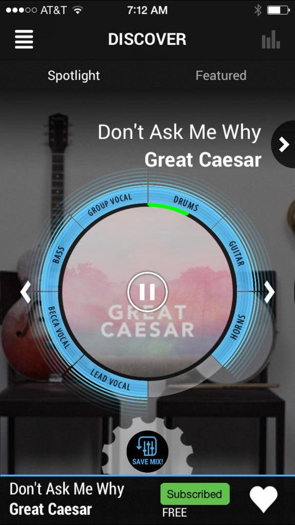 audiocommon's tweet photo. @greatcaesarband on #AudioCommonEngage iPhone app! Fans: "Touch" the music! Artists: Upload at http://t.co/2sdnttFAqf http://t.co/U6MNC6AuC3