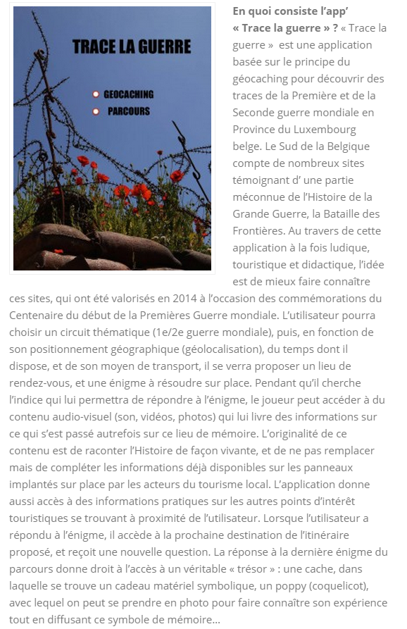 FranckyPedia's tweet photo. Grande Guerre et Open Data: http://t.co/PUNiyT65N9
[#opendata #GrandeGuerre #etourisme #hackalux #hackathon] http://t.co/41UMIcd5v6