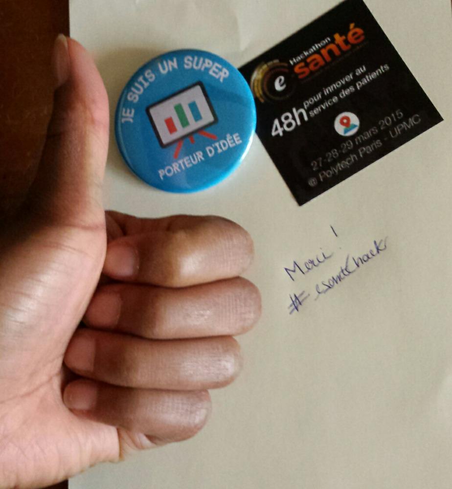 EarthMADIBA's tweet photo. Merci aux mentors jurés @novartis_france @BeMyAppFR @ParisUpmc @kiwi_prod aux hackatoniens ! #esantehack EN 47H ;) ! http://t.co/BVeMVm0nzM