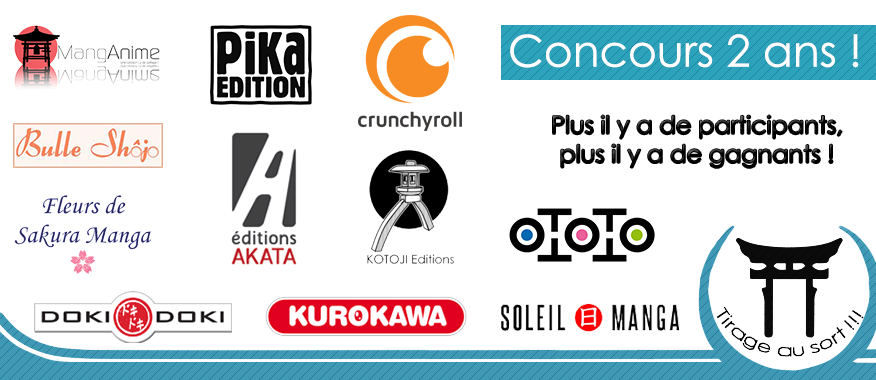 MangAnimeFrance's tweet photo. Grand Concours 2 ans @MangAnimeFrance  !

Conditions de participation sur notre site : http://t.co/eHHa1vM0XS http://t.co/IKMl1euPsK