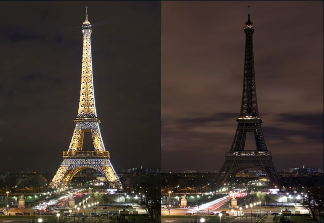 noteoinfo's tweet photo. #EarthHour : 1200 monuments ont été éteints pour sensibiliser au #changement #climatique >> http://t.co/8fanW9YzYY http://t.co/d6LPDPuZUO