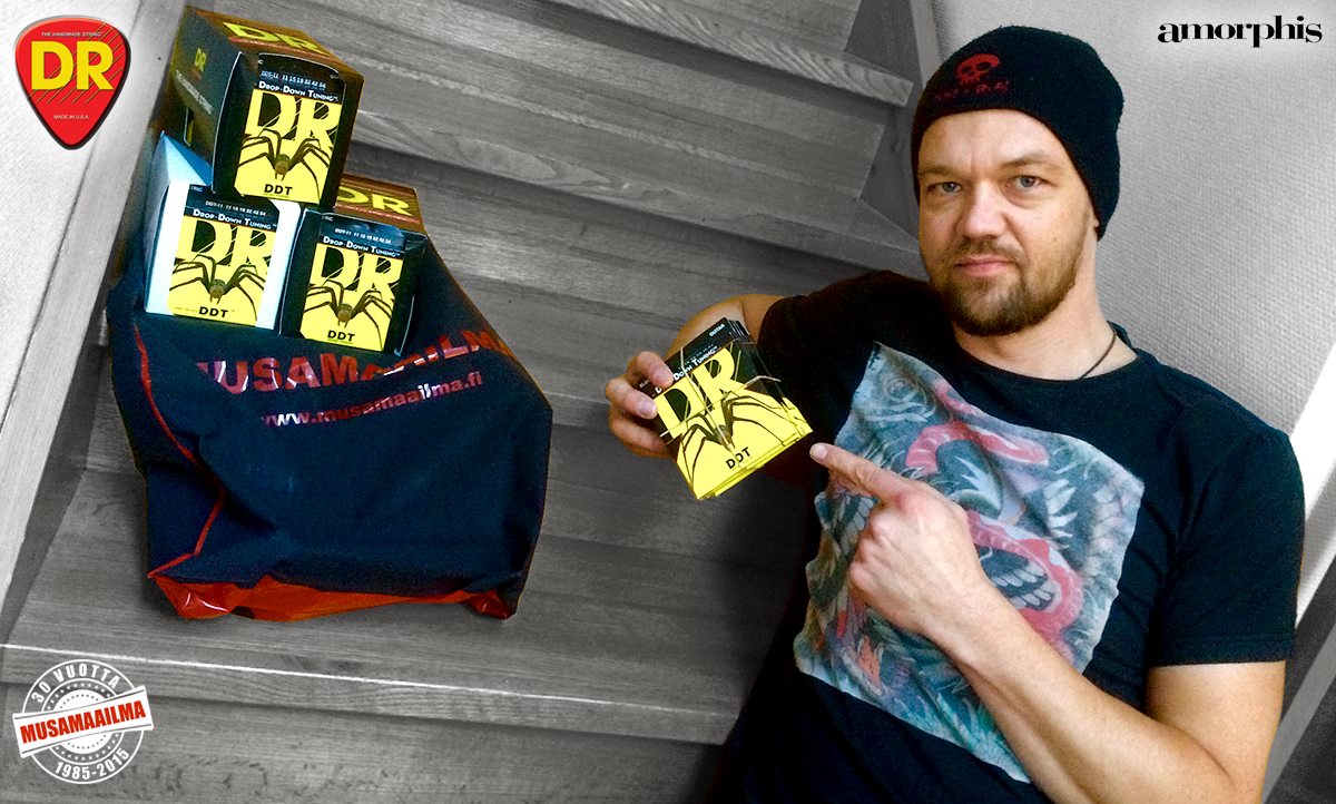 amorphis's tweet photo. Tomi getting ready for the studio with @drstrings Drop Down Tuning! Pic by @MUSAMAAILMA #drstrings http://t.co/J4sQusej8C
