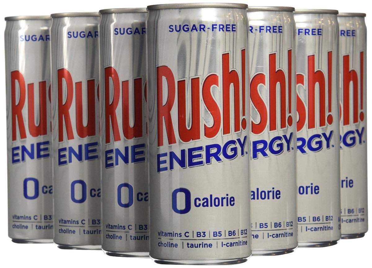 Rush! Energy Drink, 0 Calories,  8.4-Ounce Rush for $31.80  bajaurl.com/Rush-Energy
