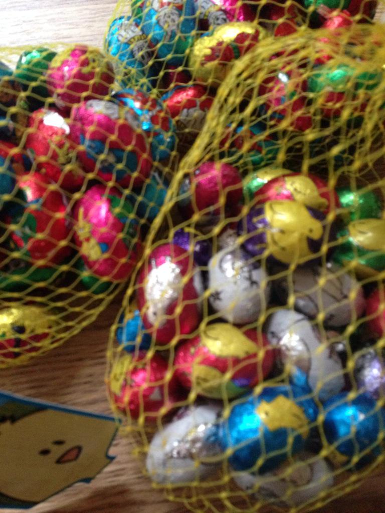 PrimaryBee's tweet photo. Mini eggs ready. Now let the countdown begin! @4aLowerplace @3aLowerplace @3blowerplace @Lowerplace3C #eastersports http://t.co/8Vwhc7RvQ8