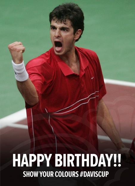 Happy Birthday Champion Mario Ancic! Mario was part of the Croatian team who lifted the trophy in 2005! 