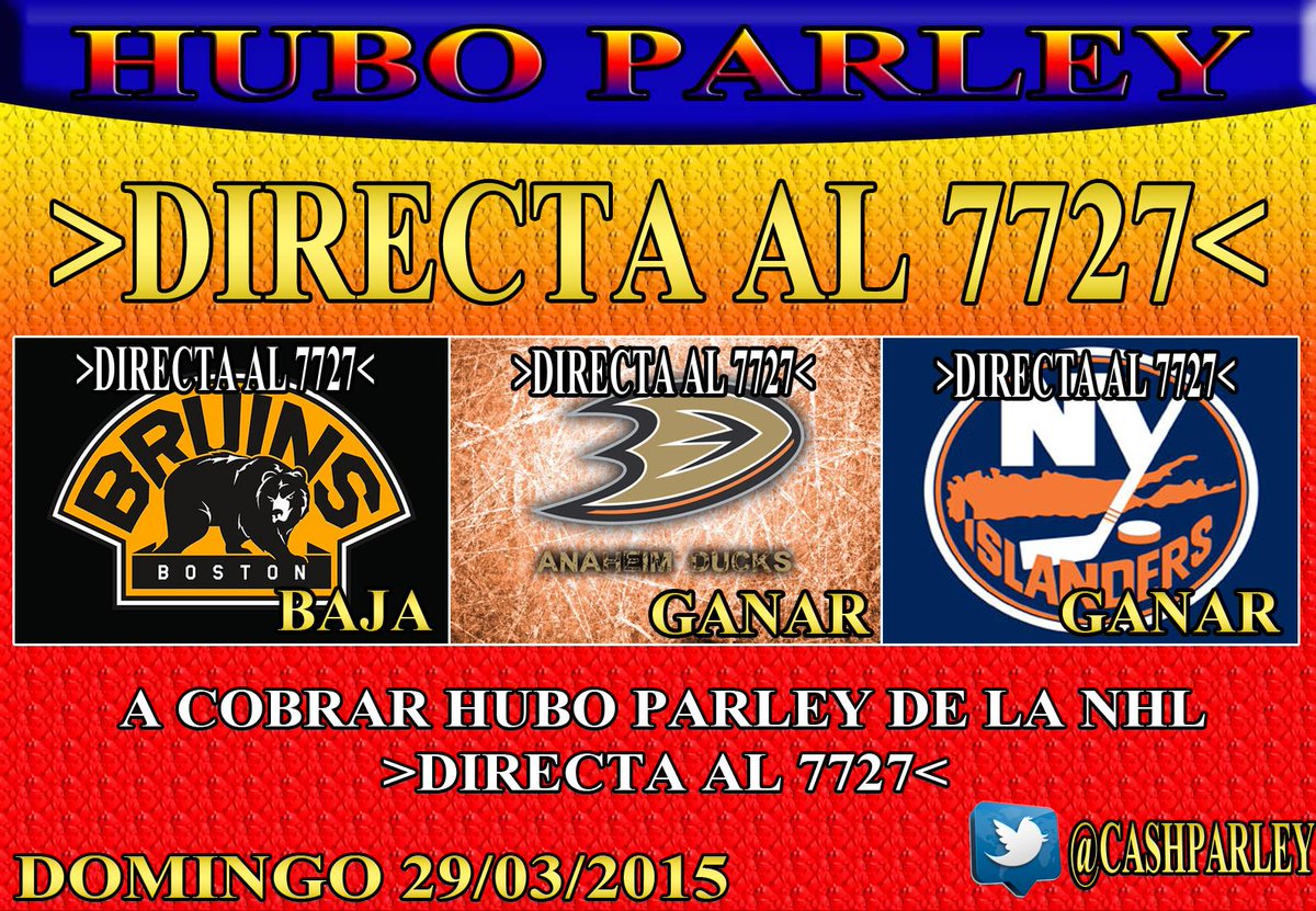 CashParley's tweet image. #ACTIVADA NBA Y NHL AL 100% LUNES AYER #HUBOPARLEY DE LA NHL

&amp;gt;&amp;gt; CESTA AL 7727 &amp;lt;&amp;lt; #3NBA
&amp;gt;&amp;gt; DIRECTA AL 7727 &amp;lt;&amp;lt; #3NHL