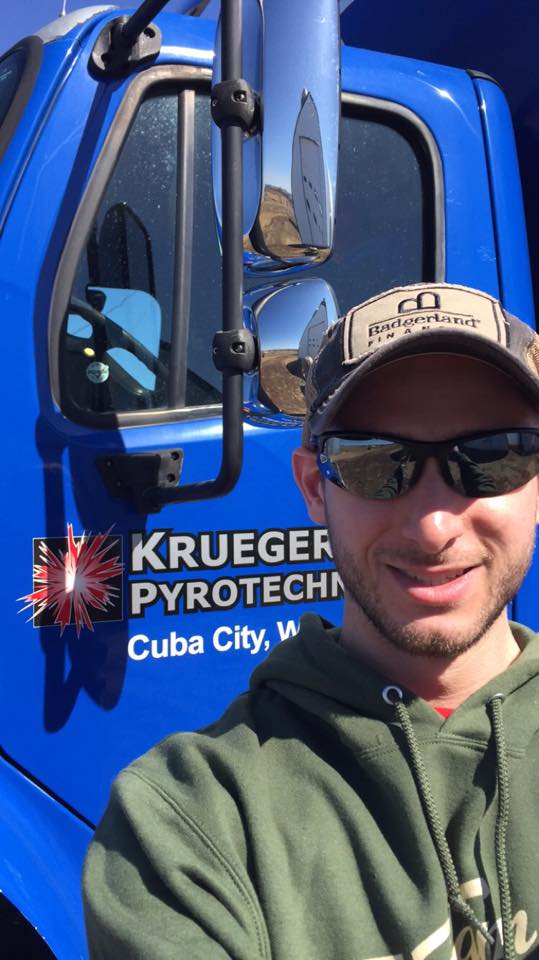 KruegerPyro's tweet image. Patrick did a great job learning to drive the big rigs! Excited he will be adding CDL/Driver to his pyro resume!