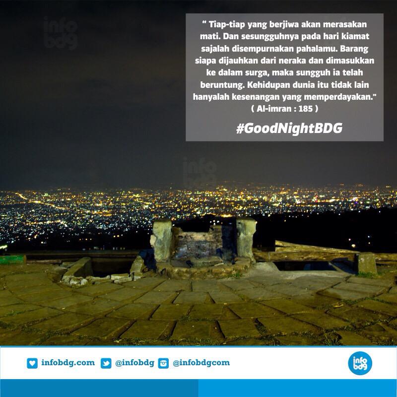 “terkadang, sesuatu memang tidak untuk dimengerti cukup dijalani cukup banyak berdoa agar dikuatkan” #GoodNightBDG