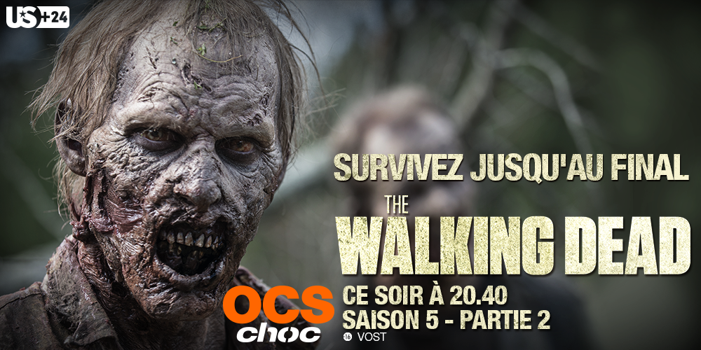 cineplus_ocs's tweet photo. Plus que 40 minutes de survie avant le #WalkingDeadFinal en US+24 sur OCS. Restez en vie ! #OCSTWD #TheWalkingDead S5 http://t.co/hgHcVUKKeO