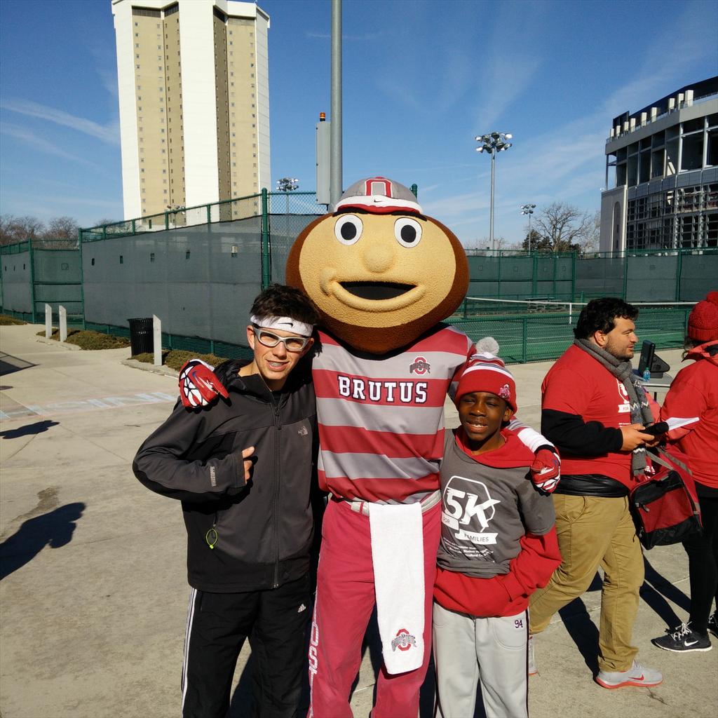 IngleHayden's tweet image. Just me @Brutus_Buckeye and My brother at #sibsweekend