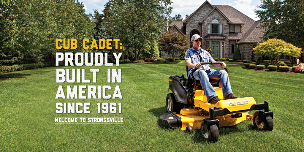 CubCadet_USA's tweet photo. Cub Cadet knows all about #AmericanPride. http://t.co/WAHWNpd1pa