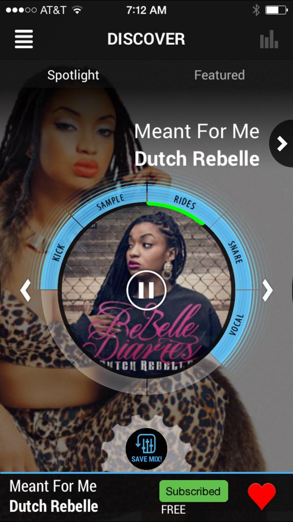 audiocommon's tweet photo. @DutchReBelleFN on #AudioCommonEngage iPhone app! Fans: "Touch" the music! Artists: Upload at http://t.co/2sdnttFAqf http://t.co/EcpeWDOaiw