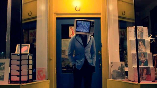 .<a href="/jimjames/">jim james</a> State of the Art <a href="/CleanWhiteLines/">Clean White Lines</a> depicts a man who is part technology #music video asff.co.uk