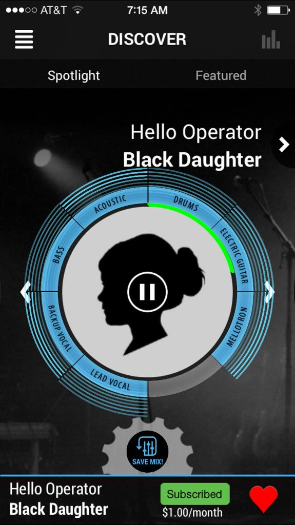 audiocommon's tweet photo. @DaughterBlack on #AudioCommonEngage iPhone app! Fans: "Touch" the music! Artists: Upload at http://t.co/2sdnttFAqf http://t.co/4ZwJpcJxy4