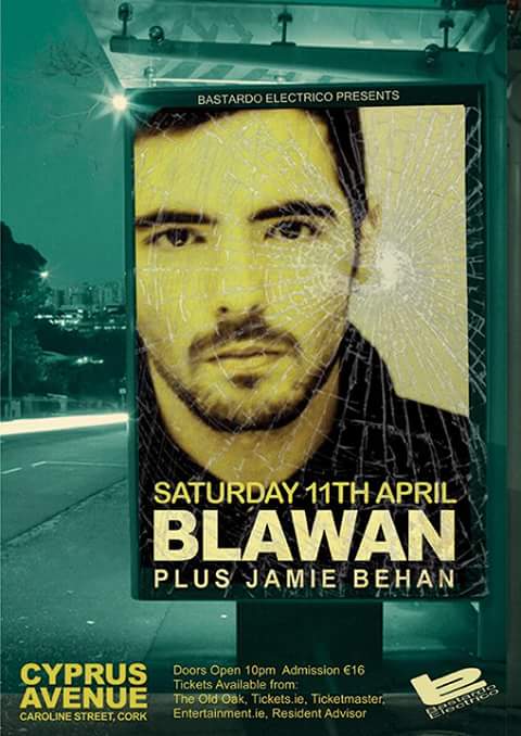 JamieBehan's tweet image. Looking forward to supporting @Blawan 11th April @CyprusAveCork @CorkMusicNews @CorkClubGuide #techno #cork #blawan