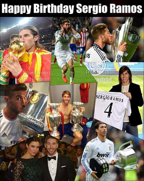 Happy birthday Sergio RAmos best defender in the world love you much 