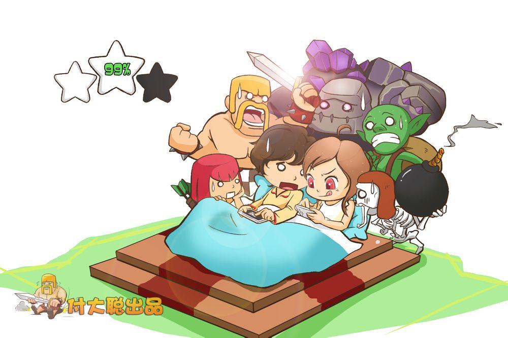 ClashofClans's tweet image. That feeling when you're one building away from a perfect 3star attack but time is running out 😵