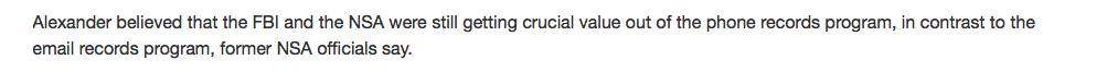 JesselynRadack's tweet photo. This sentence makes no sense: #phone #matadata is valuable, but metadata from #Internet is not
http://t.co/Fu0RowFNVT http://t.co/ZiGjoVKf9c