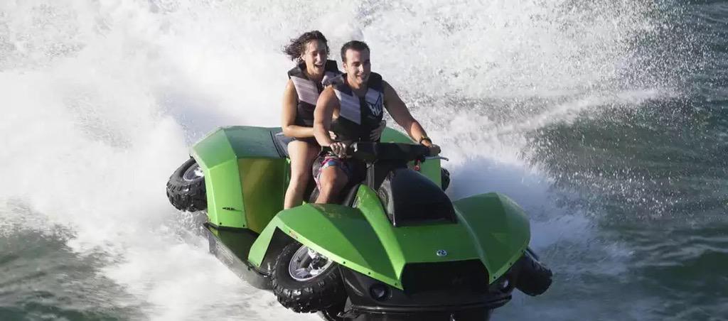 UG_VEI's tweet photo. PRODUCT OF THE WEEK: Come buy the Quadski XL, a hybrid vehicle that allows you to go straight from land to sea! http://t.co/235DIWZD9d