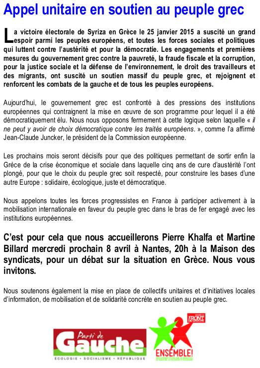 partidegauche44's tweet photo. Grèce : l’espoir menacé http://t.co/tjuZJubKWf #pg44 #PG http://t.co/20rfFuQk75