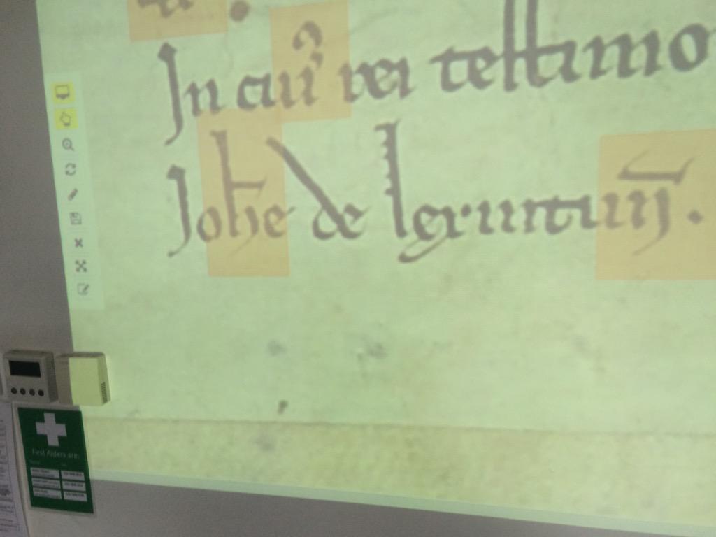Palaeographical question of the day: can biting occur when an ascender has no teeth? H/t <a href="/Stewart_Brookes/">Stewart J. Brookes</a>