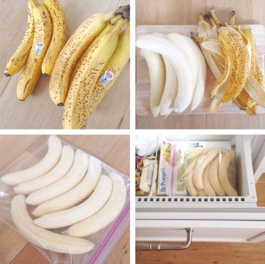 BurningPounds's tweet photo. Frozen bananas for smoothies http://t.co/Dak1bkLs34