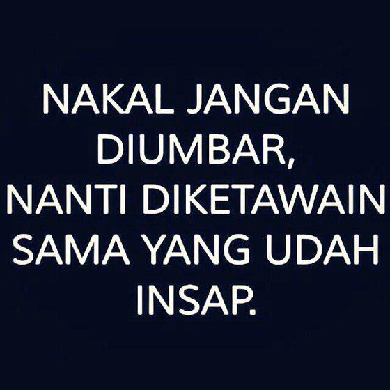 Menghindari dari bau bau negativ d'depan mata