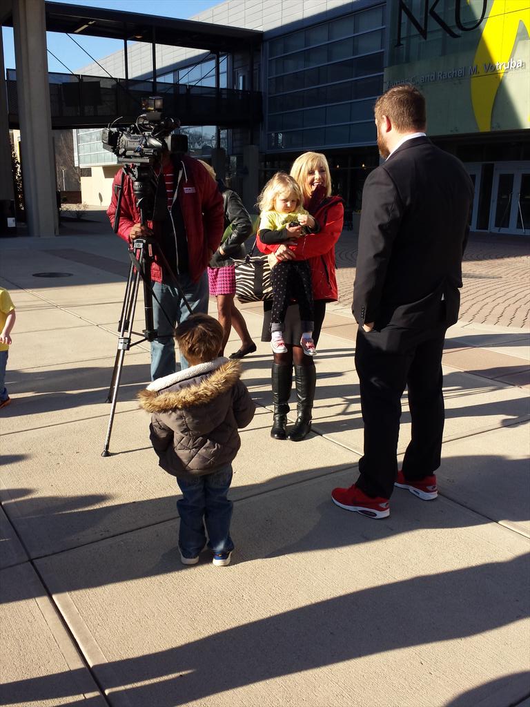 Helping out the <a href="/Local12/">Local 12/WKRC-TV</a> crew. Catch us on the 4:30 news.