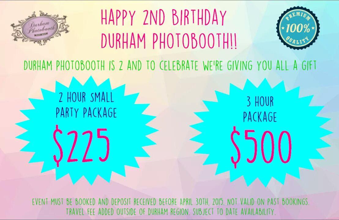 DPhotobooth's tweet photo. Happy 2nd Birthday Durham Photobooth! #photobooth #weddingdiscount #birthday http://t.co/LGQvpaSKwF