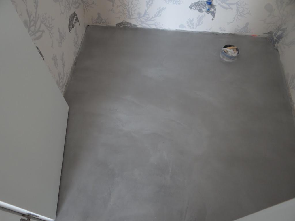 Suelos realizados en microhormigón.