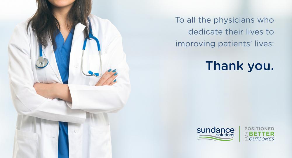 SundanceEntrp's tweet photo. For #NationalDoctorsDay, we'd like to thank all physicians who dedicate their lives to improving patients' lives. http://t.co/hpOYw8kznA
