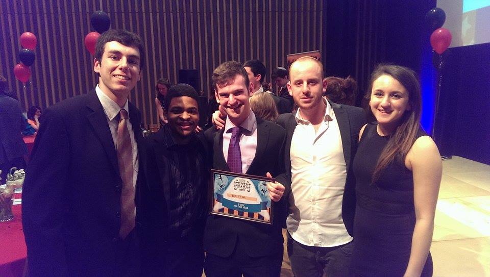 ExeterJewishSoc's tweet photo. And us with @HarkAndLove Bristol J-Soc who picked up the @UJS_UK award for J-Soc of the Year, congratulations!! http://t.co/rsIiyb4IMH