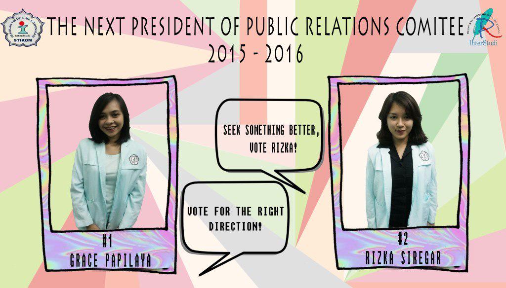 Ayo dukung calon terbaikmu, dan jangan lupa tentukan pilihanmu pada 8, 9, 10 April 2015 :)