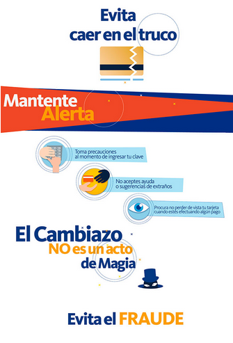 MercantilBanco's tweet photo. #PorSuSeguridad no permita ninguna asistencia en el uso de los cajeros automáticos. Evite #ElCambiazo http://t.co/mmVI9SkHhF