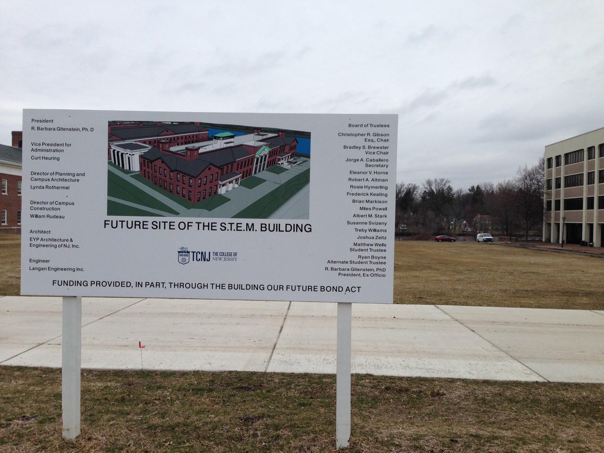 Philip Treu On Twitter Tcnj S S T E M Building Will Be Finished