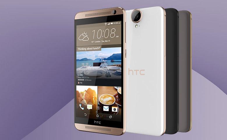 Pocketnow's tweet photo. There's still no #OneE9 to be seen, but the HTC #OneE9Plus has just popped up on HTC's site. http://t.co/z6y1H1rJU4 http://t.co/KFey44VNrv