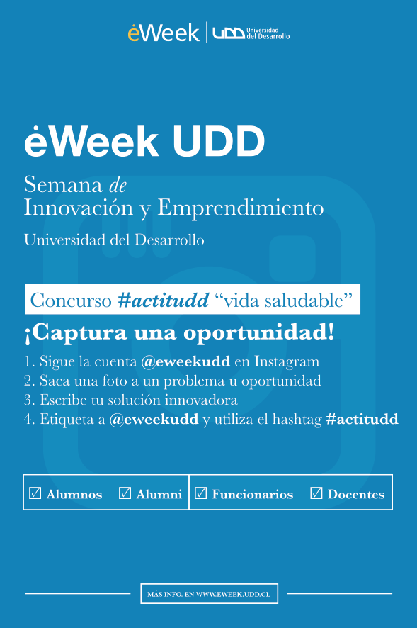 StartUp_UDD's tweet photo. Sigue a @eweekudd y participa del concurso #actitudd en Instagram! Gana una de las 2 cámaras GoPro Hero 3 White. http://t.co/MhE5R1pN0V
