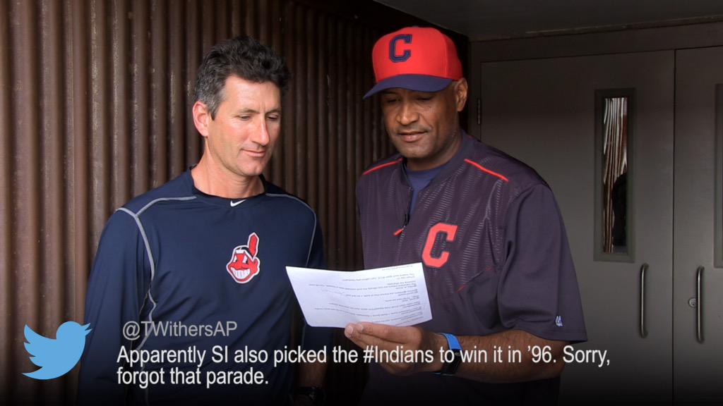 CleGuardians's tweet photo. Oscar-worthy acting. Santana on guitar. Incredible cameos.

PRESENTING: Indians Mean Tweets. http://t.co/c9EKhnXVzr http://t.co/iK8cnQj7gr