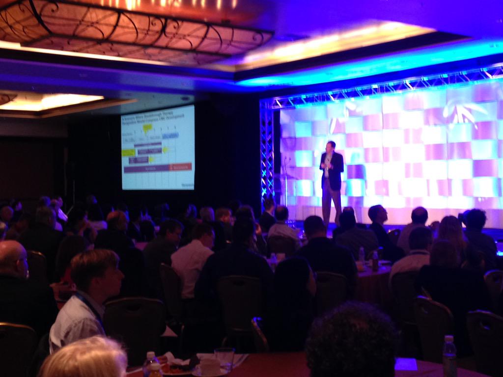 DMOC18's tweet photo. Dana Andersen of Roche delivers to a full house at #bdpweek on challenges & opportunities in pharma development http://t.co/ykhA8yDeBw