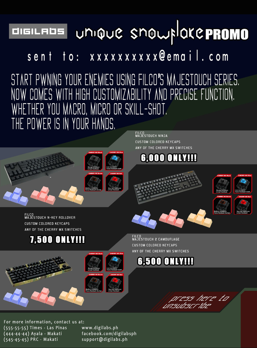 _Digilabs's tweet image. This just in, Digilabs is having cool promos. Go and check it out, today! #UniqueSnowflake #Digilabs