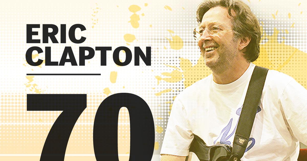 Happy birthday to guitar hero Eric Clapton, who turns 70 today.  