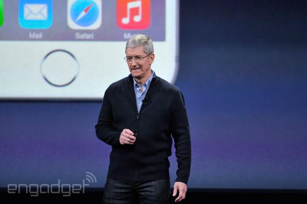 engadget's tweet image. Apple's Tim Cook calls state discrimination laws 'dangerous' engt.co/1ysQJQ4