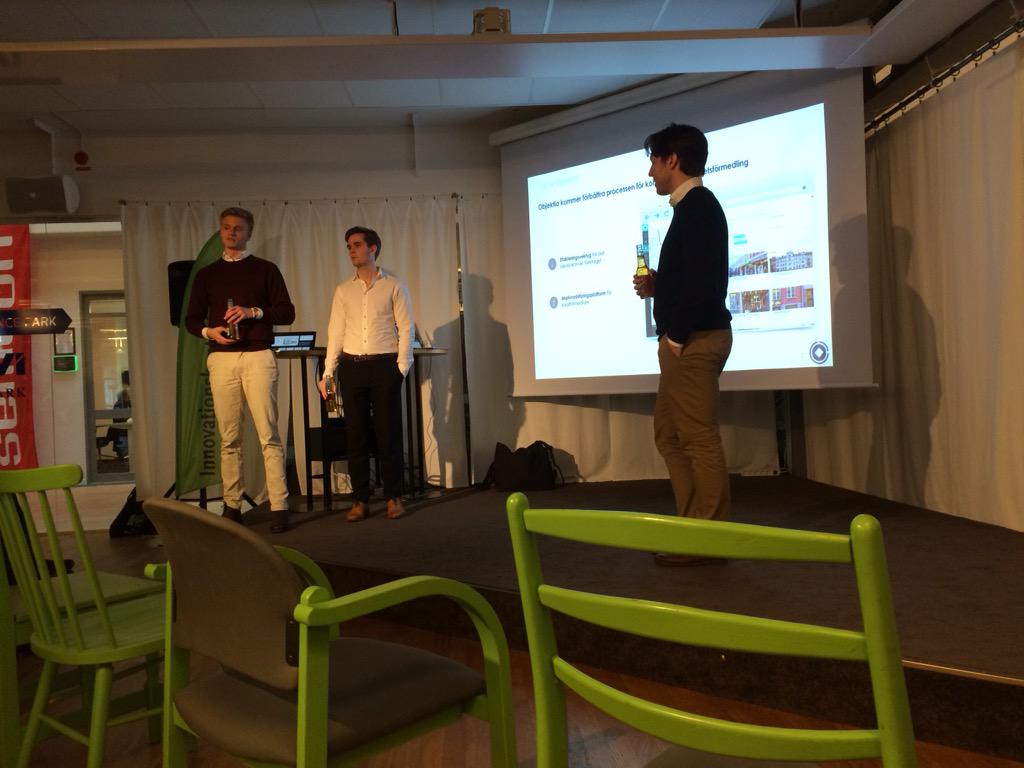 Launch party för #objektia @Objektia lycka till!